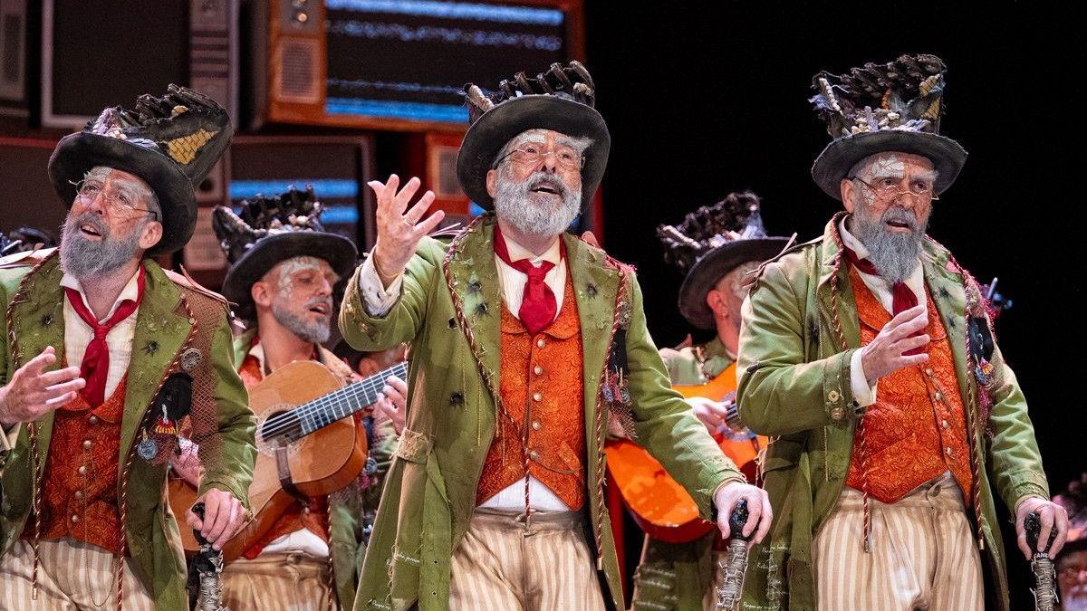 La comparsa 'Los Humanos', de Martínez Ares