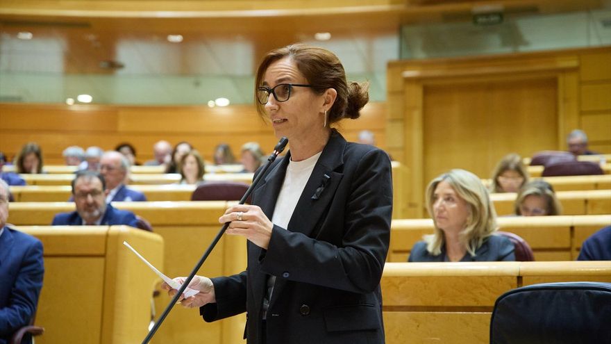 EuropaPress 6336459 ministra sanidad monica garcia interviene senado 12 noviembre 2024 madrid