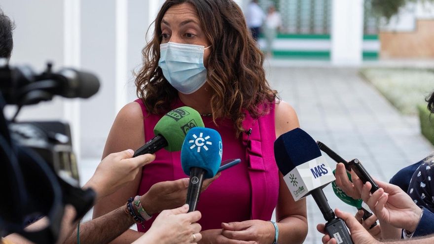 Loles López, este jueves en el Parlamento