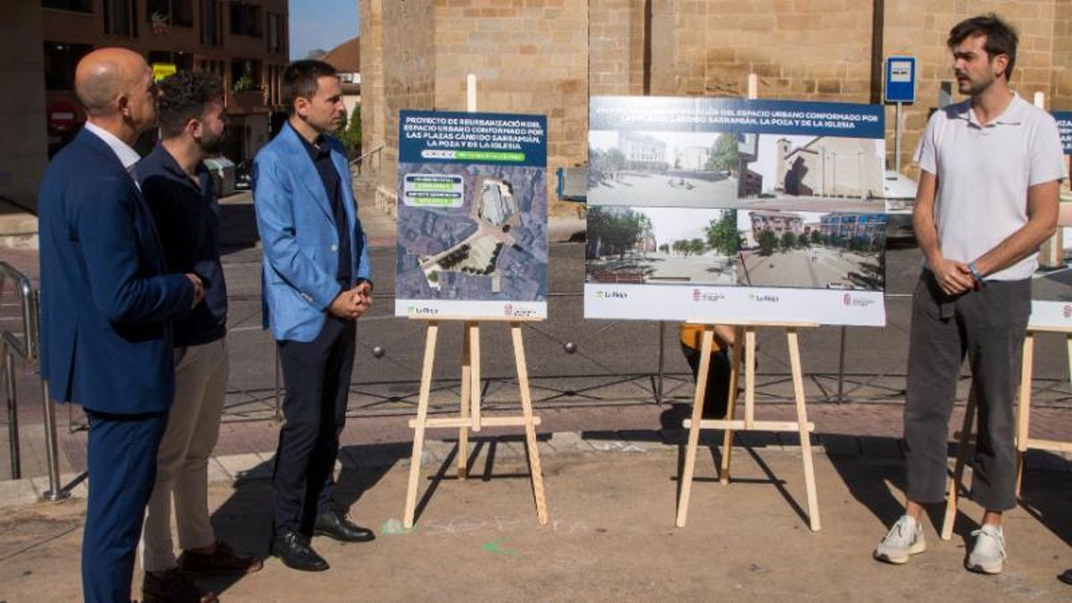 Las obras en la plaza Cándido Sarramián y su entorno en Villamediana de Iregua comenzarán en junio