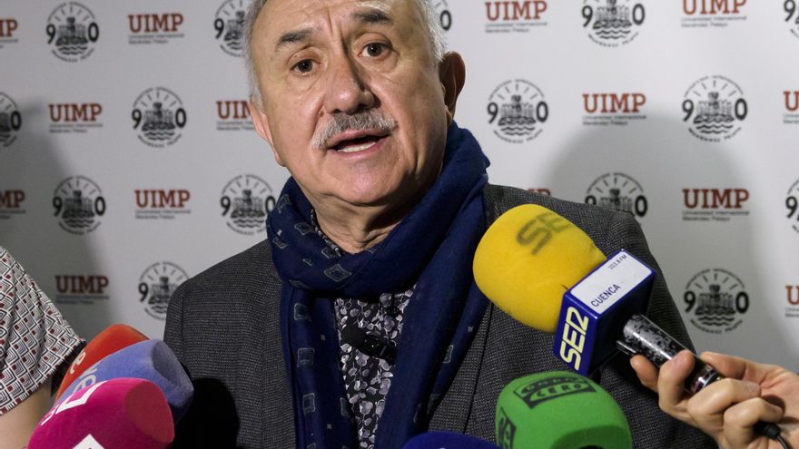 El secretario general de UGT, Pepe Álvarez, en las jornadas 'Repercusiones de los fenómenos interempresariales en las relaciones laborales'