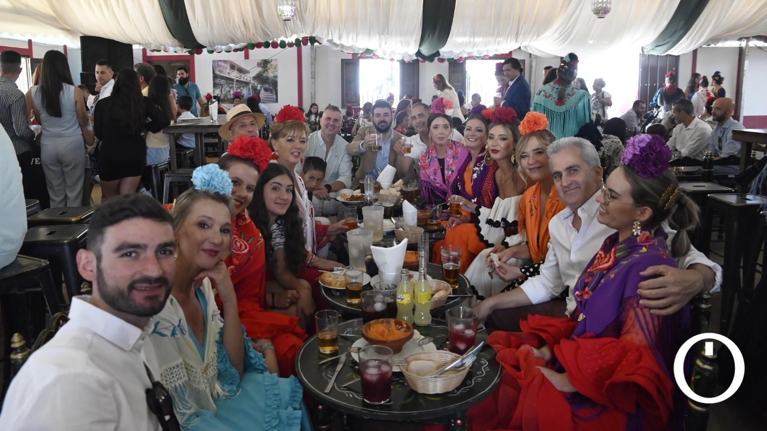 Ambiente de domingo en la feria