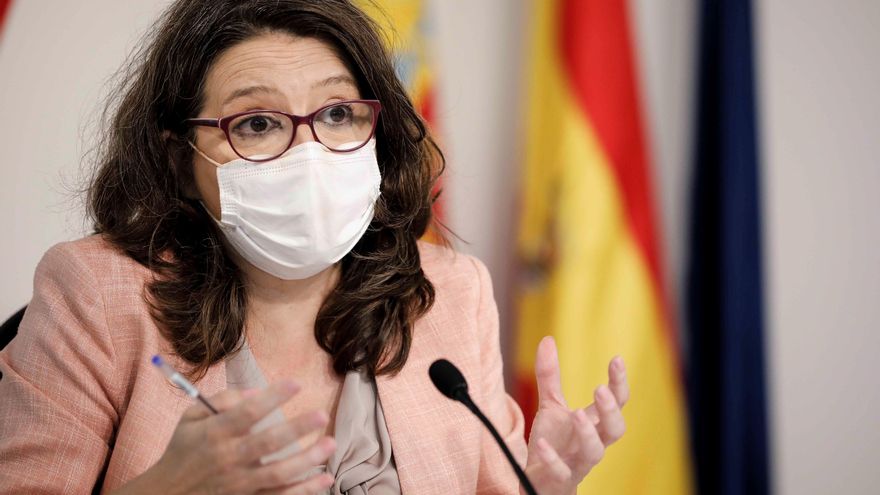 La vicepresidenta y portavoz del Consell, Mónica Oltra. EFE/Ana Escobar/Archivo