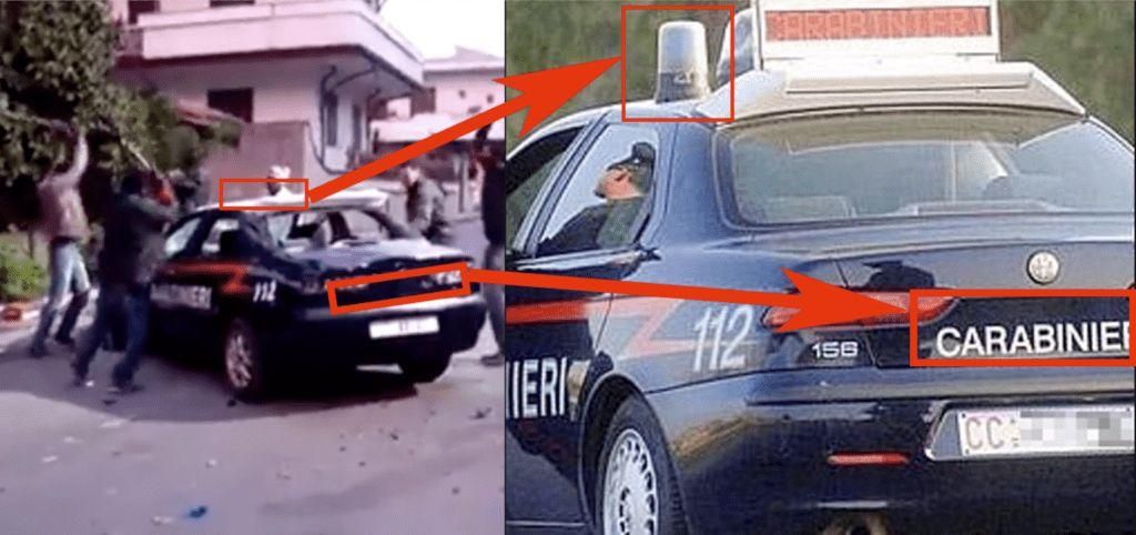 Capturas del vídeo difundido.