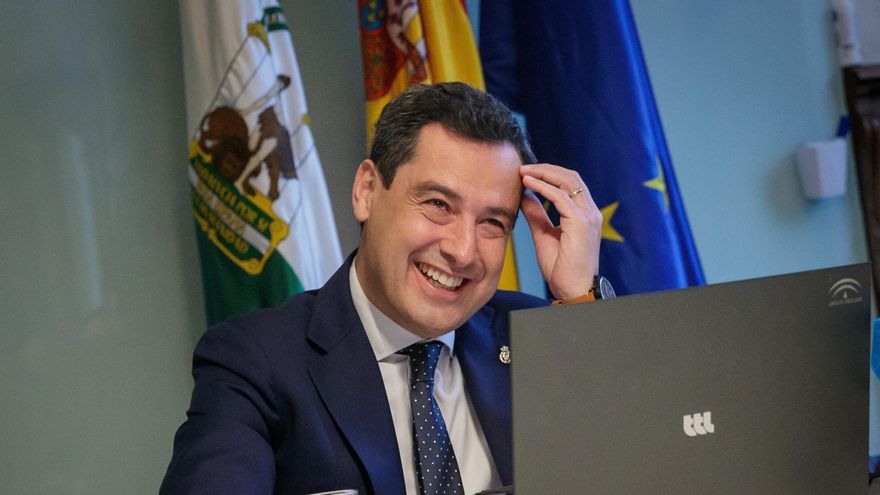 El presidente andaluz, Juanma Moreno, en una fotografía de archivo. EFE/Julio Muñoz