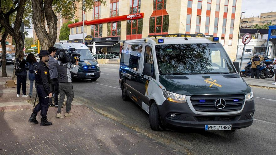 Pasa a disposición judicial en Murcia el presunto asesino de una niña de cinco años, hija de su expareja