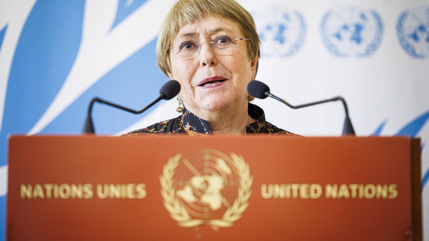 La Alta Comisionada de la Naciones Unidas para los Derechos Humanos, Michelle Bachelet, en una imagen de archivo. EFE/EPA/VALENTIN FLAURAUD