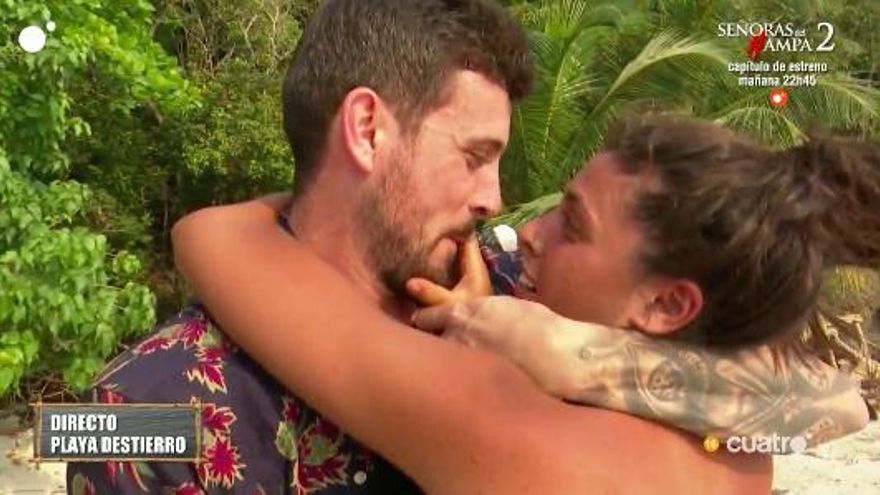 'Supervivientes 2021' vivió el reencuentro de Lola y su nuevo novio y propuso a Sandra Pica viajar a Honduras