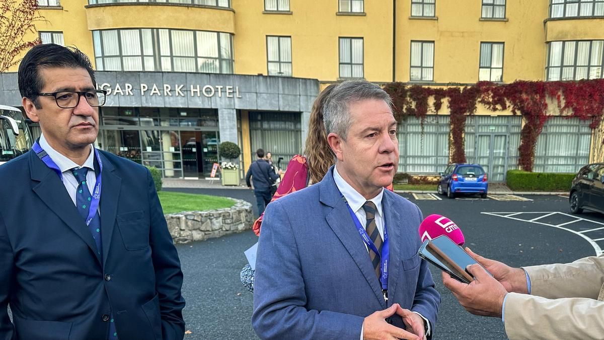 Emiliano García-Page en la 242ª reunión fuera de la sede de la Mesa del Comité de las Regiones celebrada en Mullingar (Dublín-Irlanda)