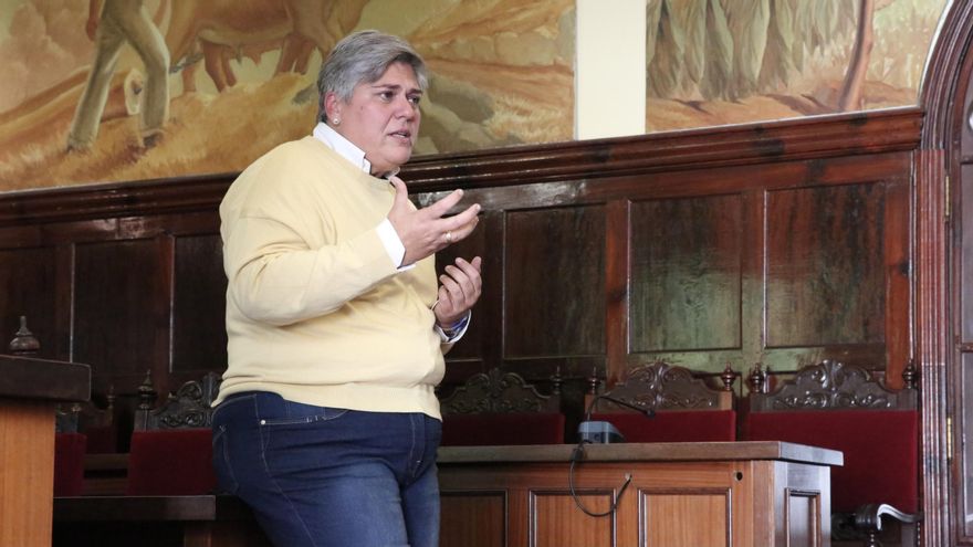 La alcaldesa de Los Llanos de Aridane, Noelia García