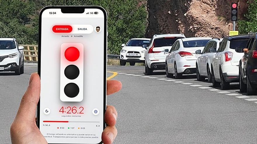 Una aplicación gratuita para saber si el semáforo que regula la entrada a Arnedillo está rojo o verde
