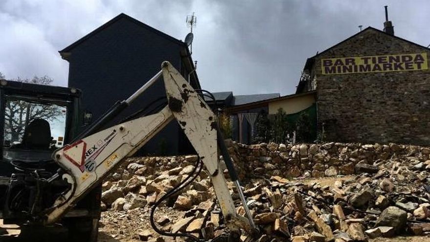 Trabajos en pleno Camino de Santiago.
