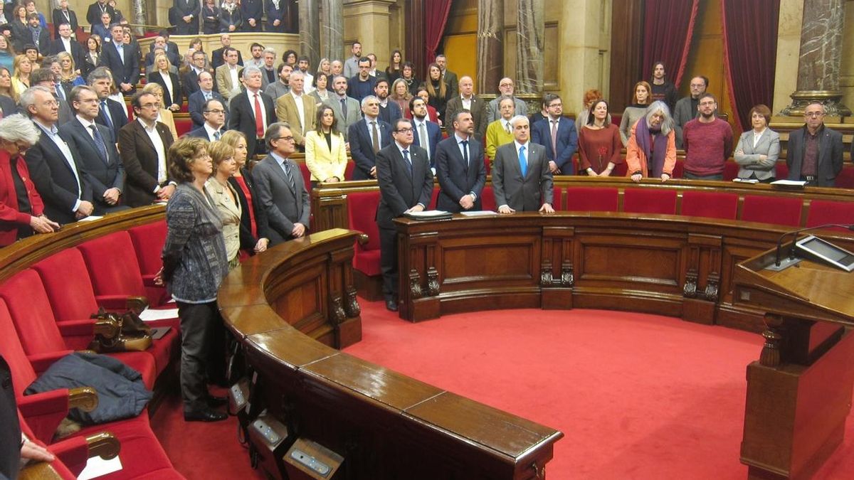 Imagen del pleno del Parlament