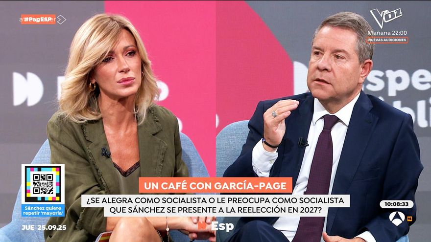 Page sorprende a Susanna Griso con su respuesta sobre Sánchez y las elecciones de 2027: "Tan feliz como usted"