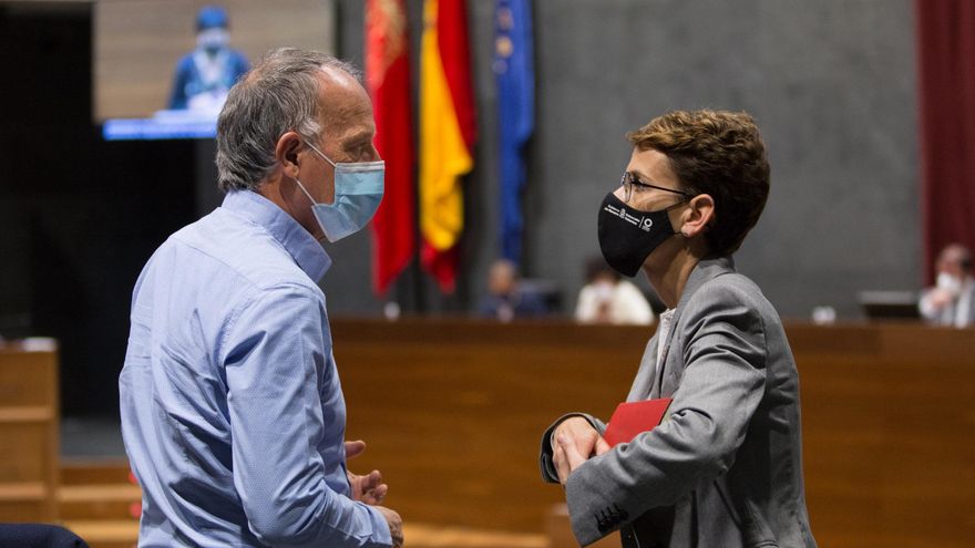 Chivite alcanza su tercer acuerdo de presupuestos con EH Bildu