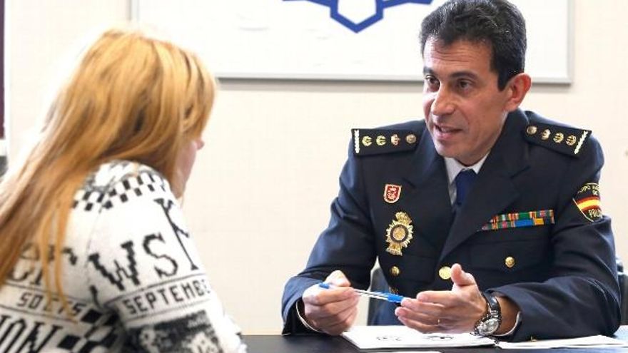 El comisario provincial de León, Miguel Ángel del Diego. / Carlos S. Campillo / ICAL