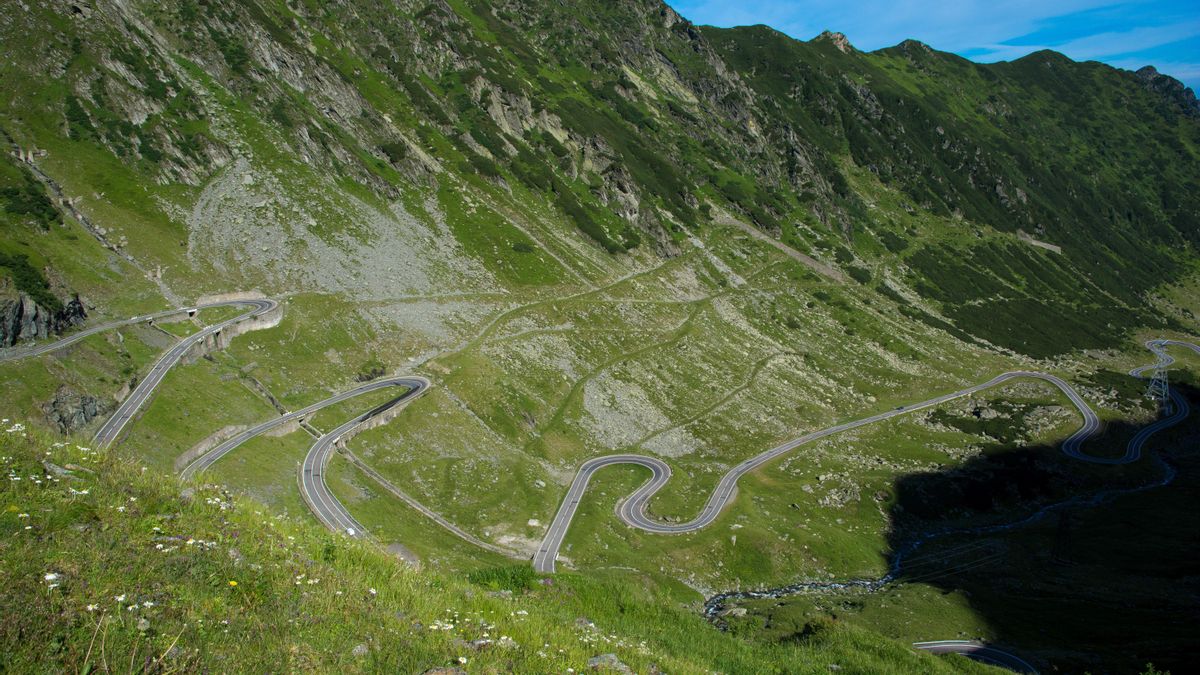 La famosa Transfăgărășan de Rumanía.