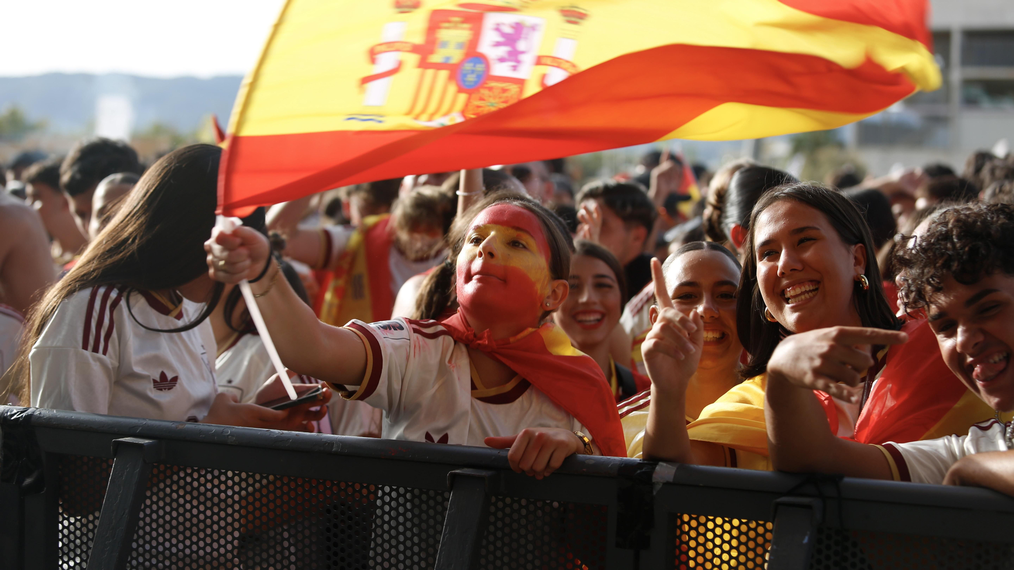 Afición de la selección española en el Córdoba Live
