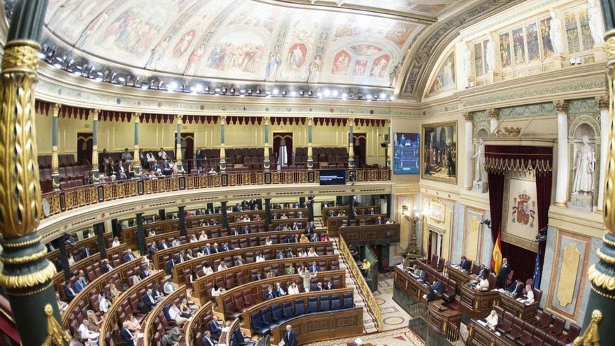 Archivo - Vista general hemiciclo del Congreso, a 11 de julio de 2024.