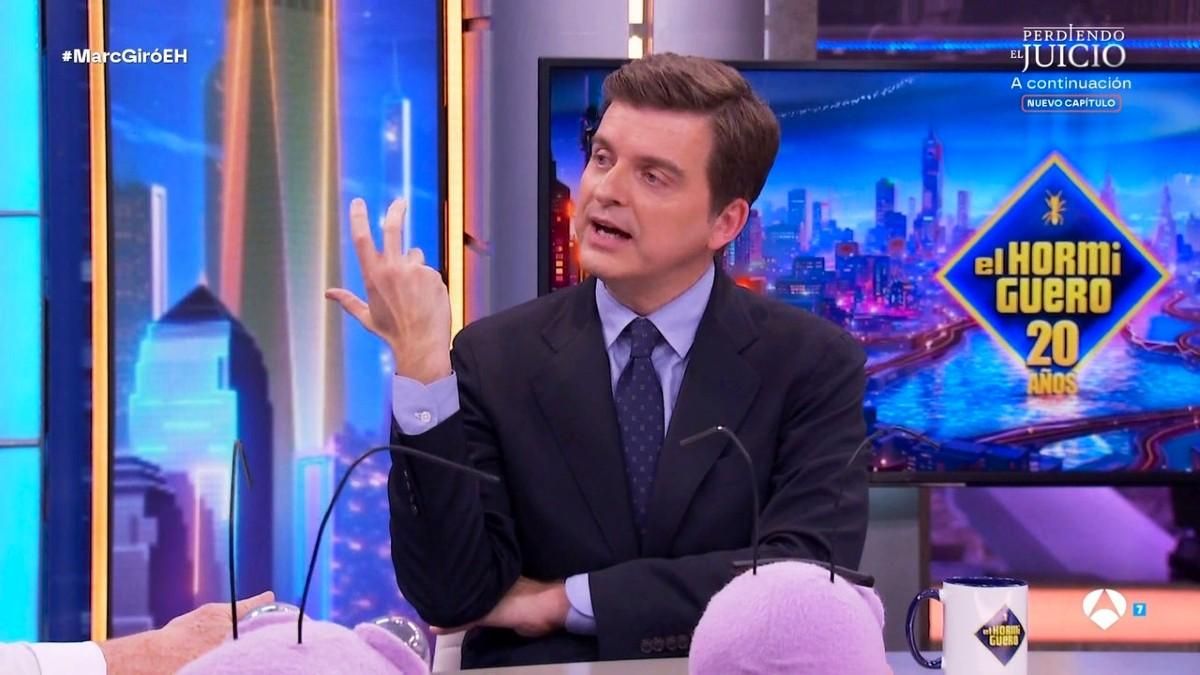 Marc Giró, a Pablo Motos en 'El Hormiguero': "Hiláis muy fino con Pedro Sánchez y muy poco fino con la ultraderecha en este programa"