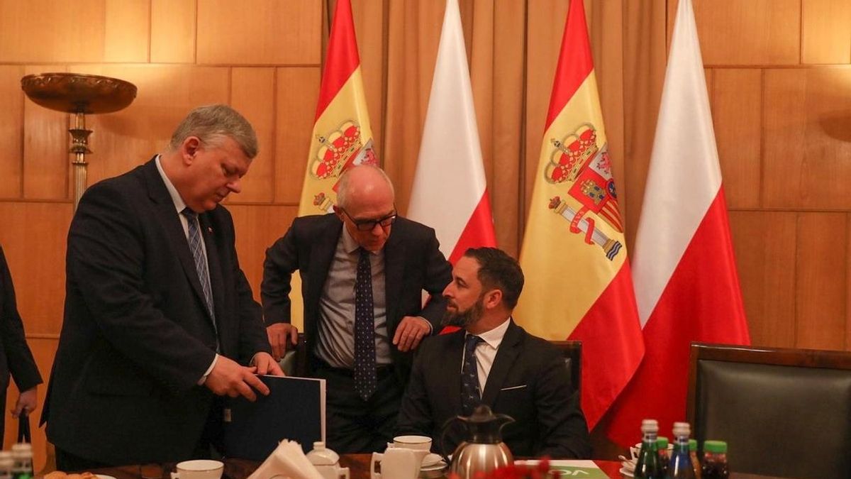 Abascal viaja a Polonia y comparte con sus dirigentes ideas "muy concordantes" sobre valores que fundaron Europa