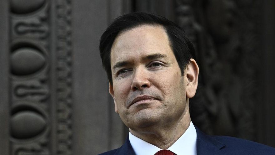 Marco Rubio, durante su visita en París