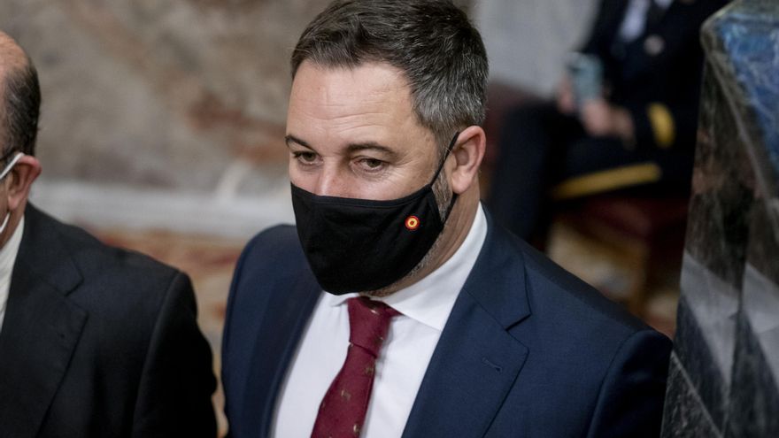 El líder de Vox, Santiago Abascal, en una imagen de archivo.