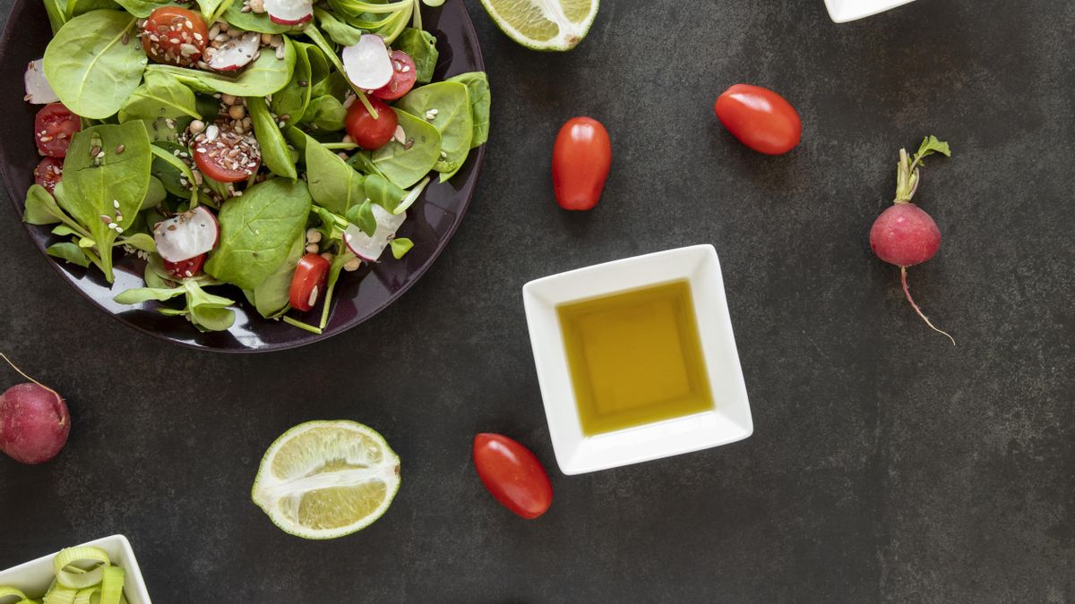 Ensalada con aliño de limón