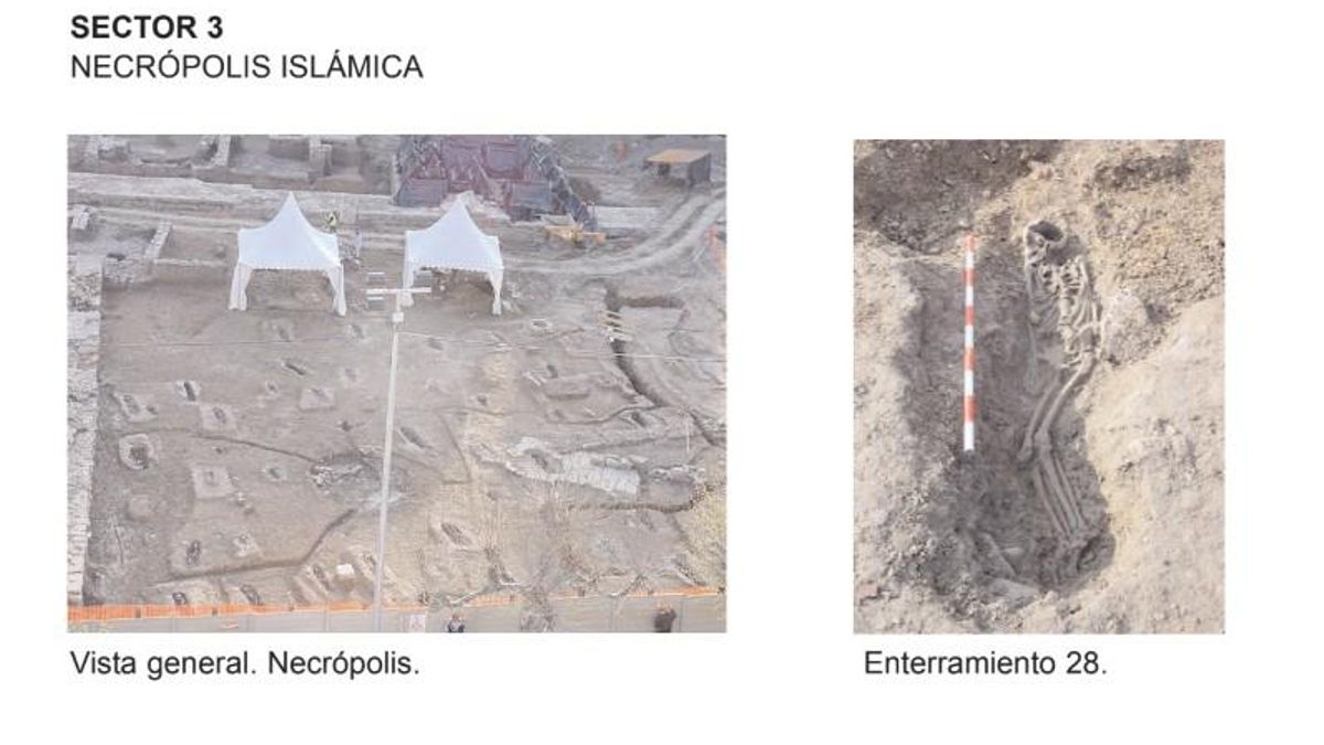 Necropolis islámica de la plaza del Castillo