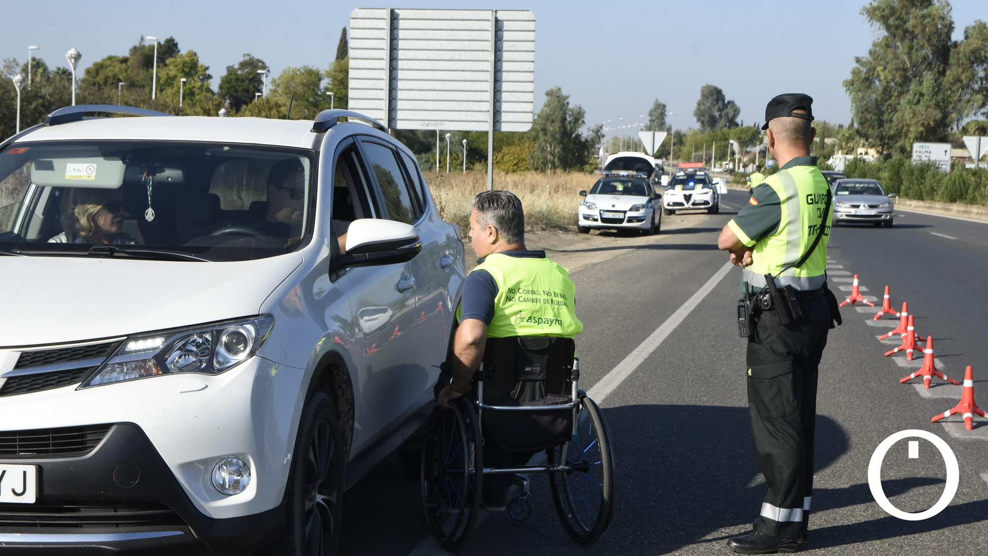 Control de la Guardia Civil.