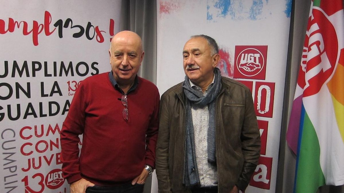 UGT pide a la izquierda española que haga "borrón y cuenta nueva" porque "la paciencia de los ciudadanos tiene límite"