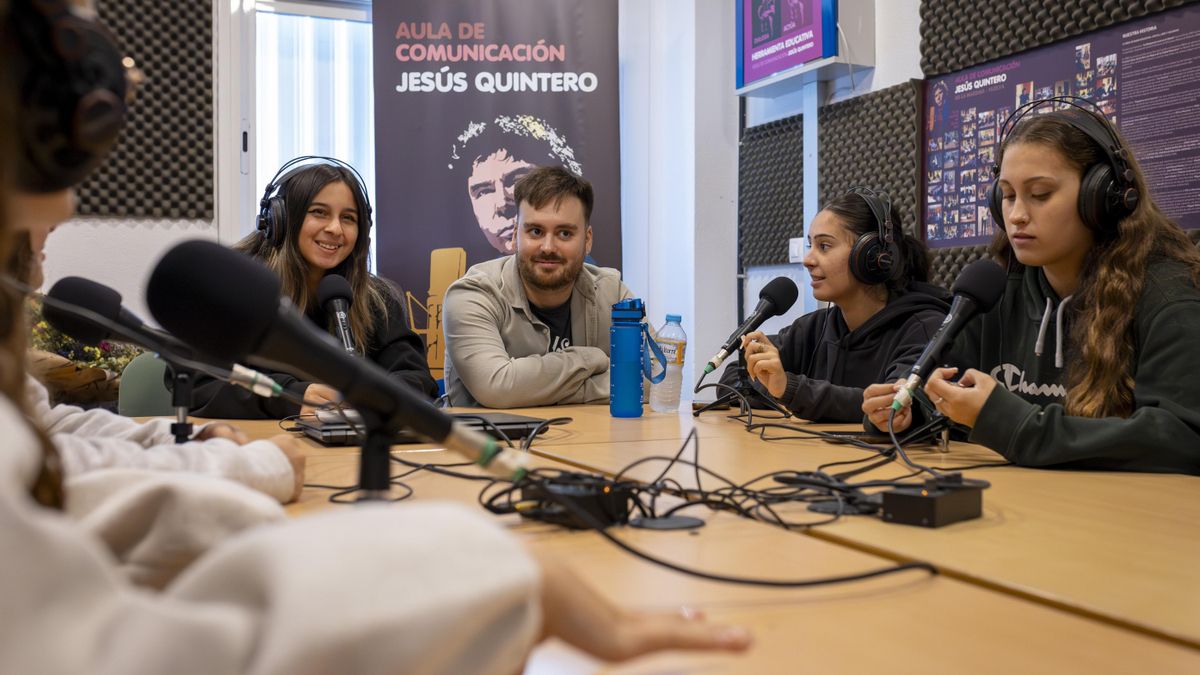 Aula de comunicación del IES La Marisma (Huelva)