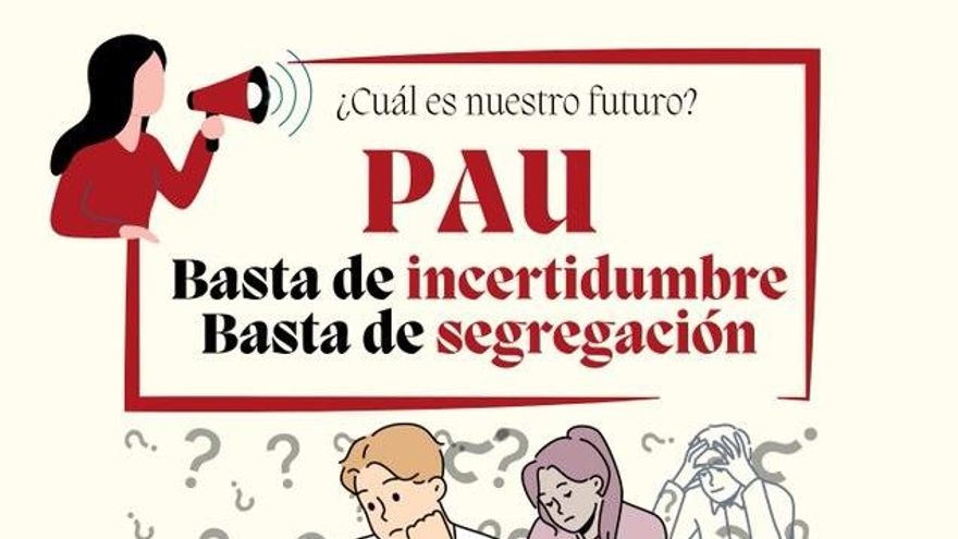 Cartel de la movilización.