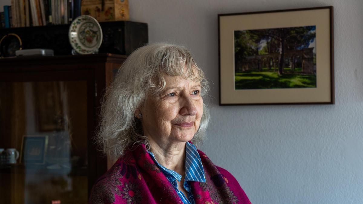 Blanca Martínez, nieta del anticuario que trasladó el claustro de Salamanca a Madrid