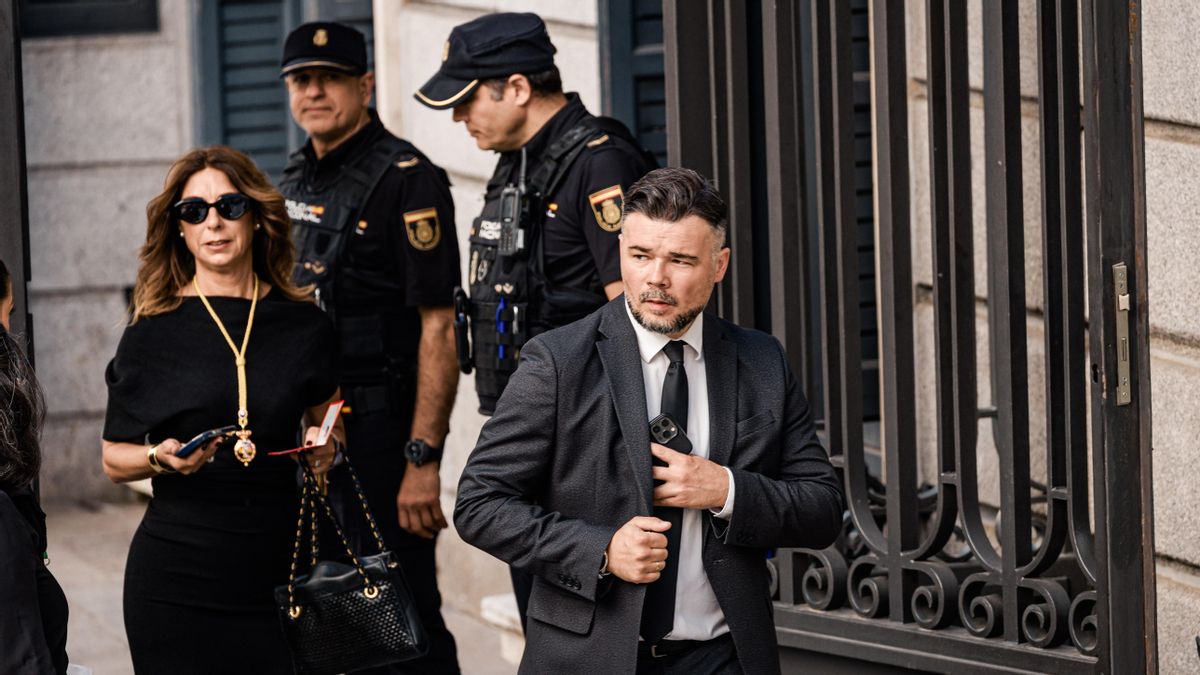 Rufián denuncia el acoso en la calle: "Algunos no llevamos escolta de la Policía"
