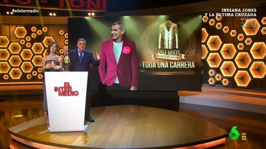 'El Intermedio' premió a Toni Cantó "por toda una vida de chaqueterismo ejemplar"