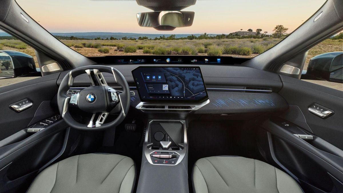 Interior del BMW iX4