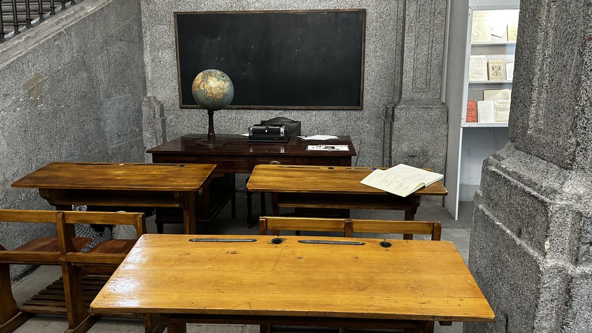 Una de las aulas del instituto originales que se conservan