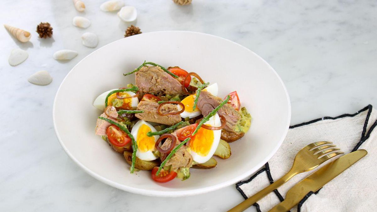 A la ensalada también se le puede añadir patata cocida