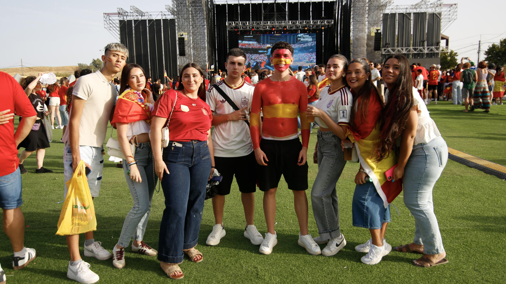 Afición de la selección española en el Córdoba Live