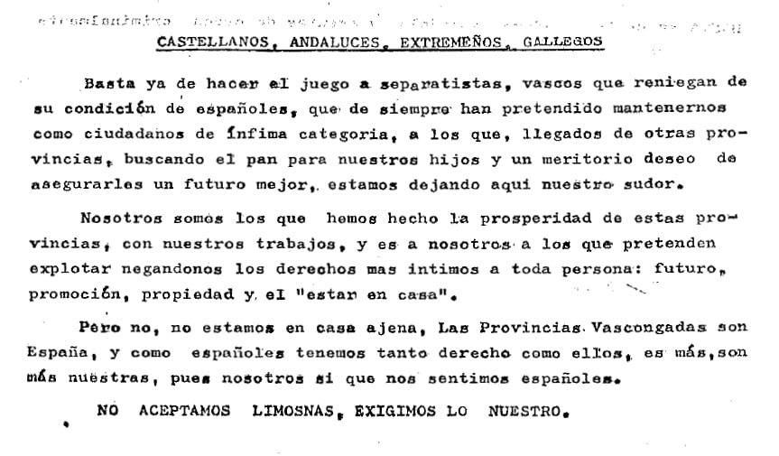 "Basta ya de hacer el juego a separatistas"