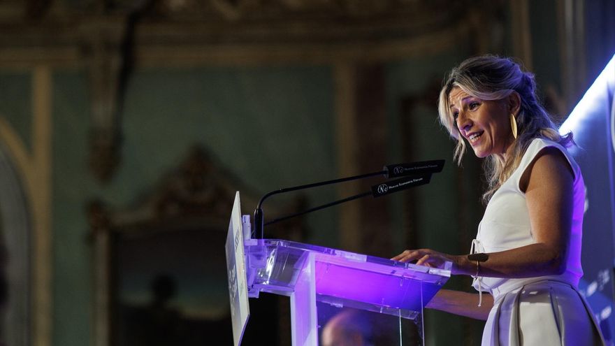 La vicepresidenta segunda del Gobierno y coordinadora general de Sumar, Yolanda Díaz.