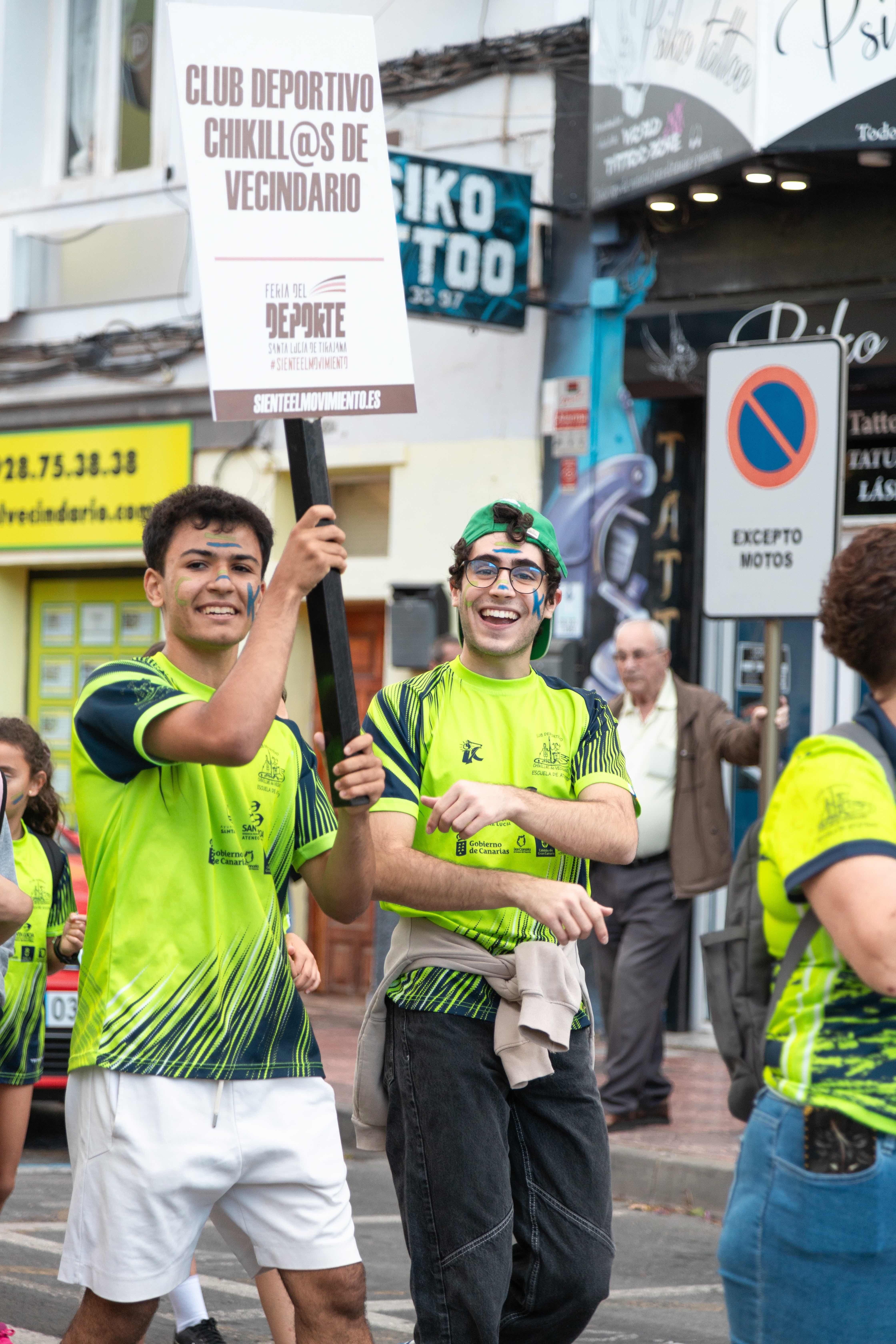 Primera jornada de la Feria del Deporte ’Siente el movimiento’ en Santa Lucía de Tirajana.