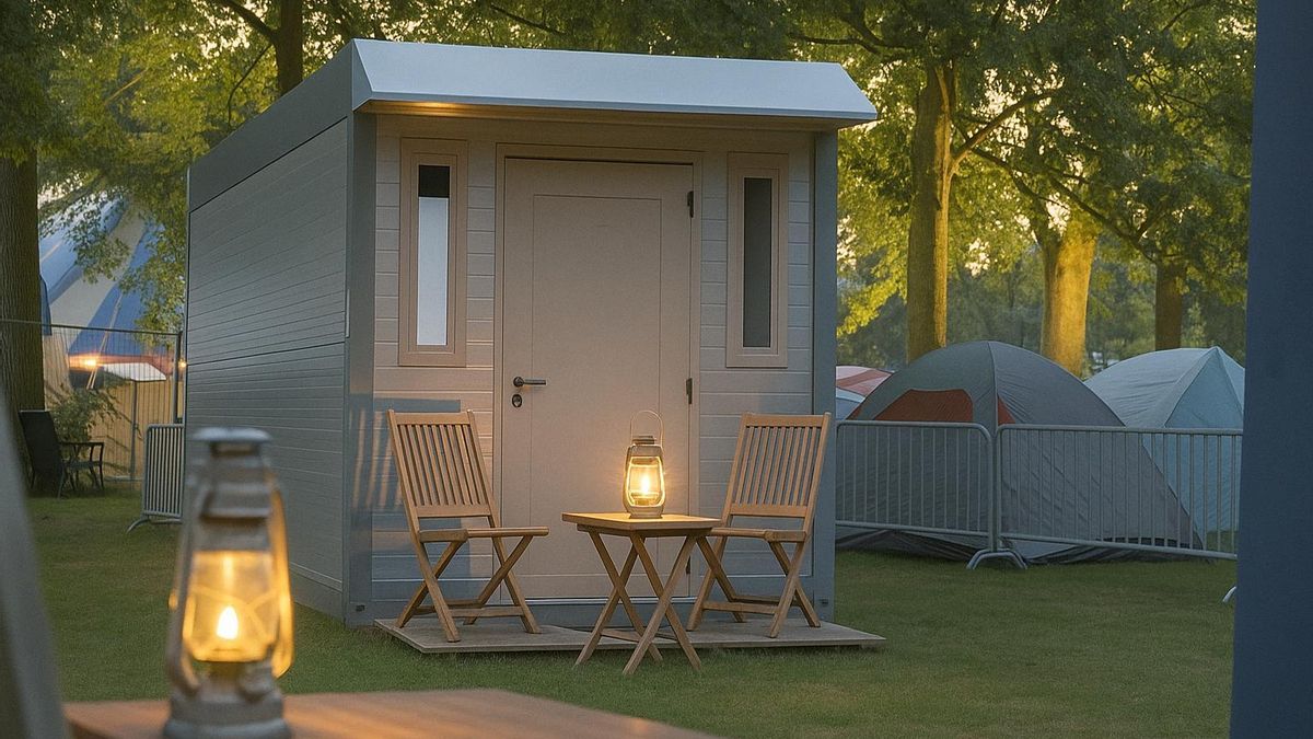 Nueva zona de alojamientos en el Festival Holika
