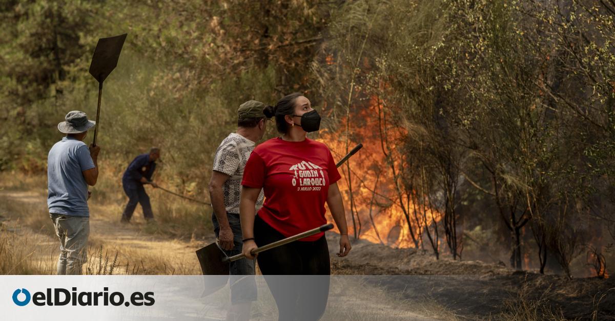 OURENSE
Una derrota tras otra en la batalla a mano contra el segundo fuego que amenaza Baldriz y As Mercedes en 24 horas
