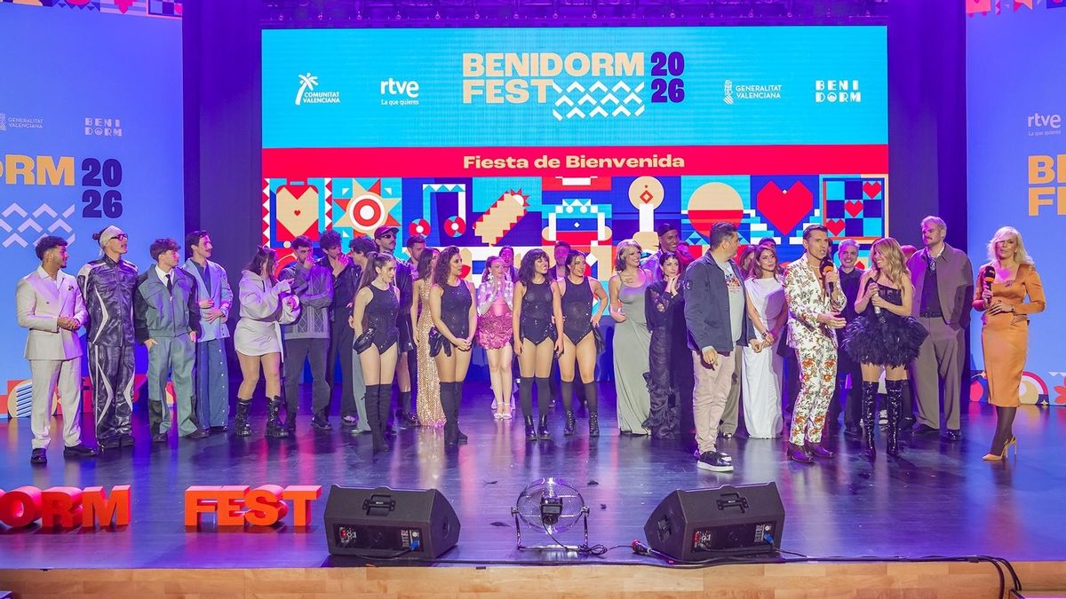 La fiesta de bienvenida del Benidorm Fest 2026