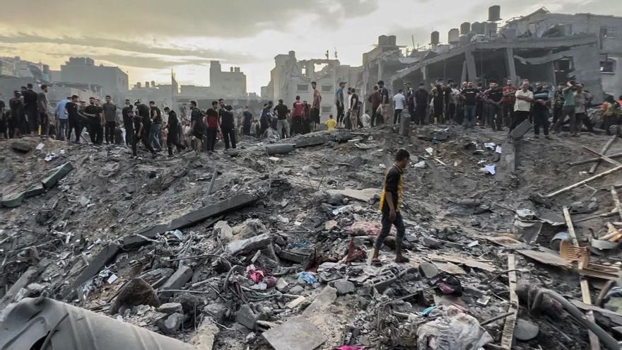 EuropaPress 5546789 31 october 2023 palestinian territories jabalia