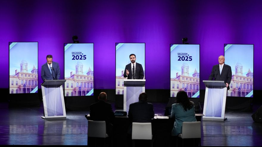 El debate final para la alcaldía de Nueva York muestra a Cuomo y al republicano Sliwa frente al progresista Mamdani: "Mis rivales tienen miedo"