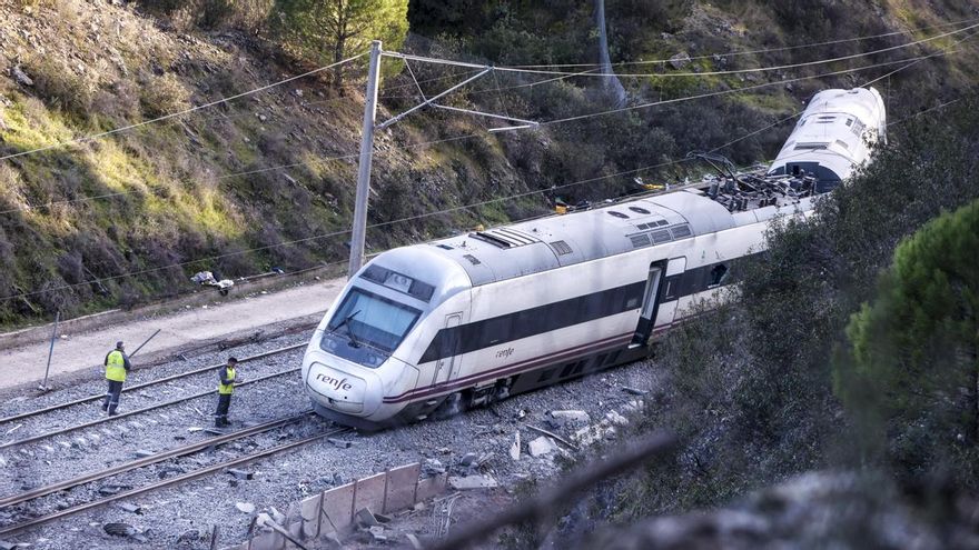 Las imágenes del accidente ferroviario de Adamuz