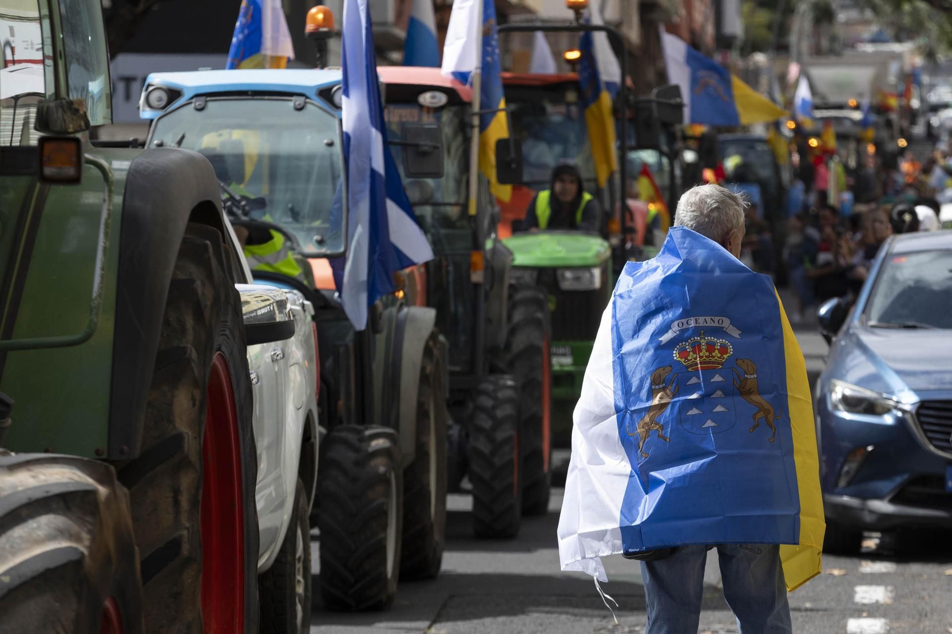 Así se vivió la manifestación en defensa del campo en Tenerife